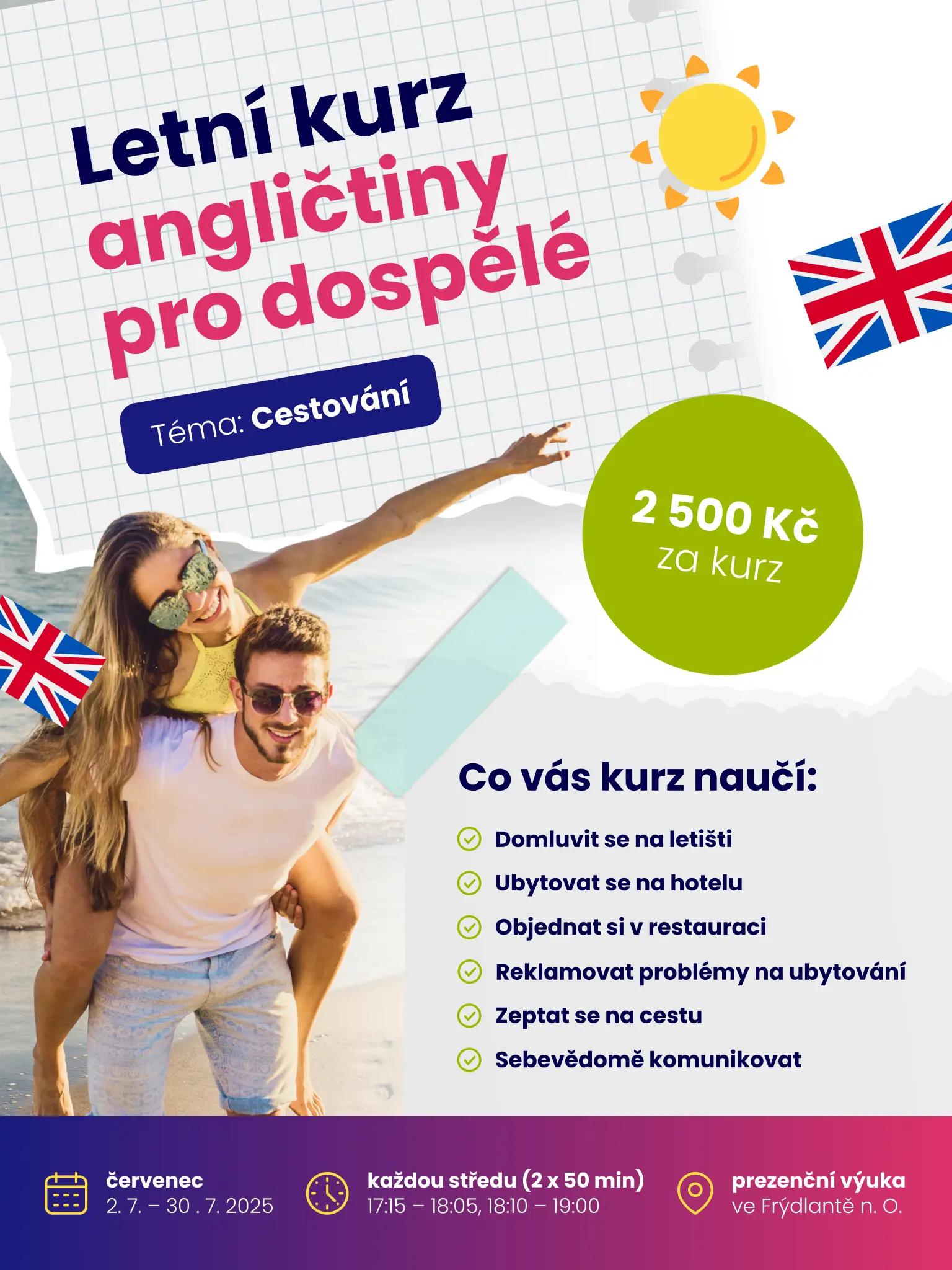 Letní kurz angličtiny